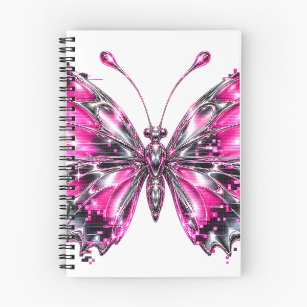Item preview, Glitch Butterfly Y2K Cybercore Scanline Design designed and sold by StaticHeart2000.