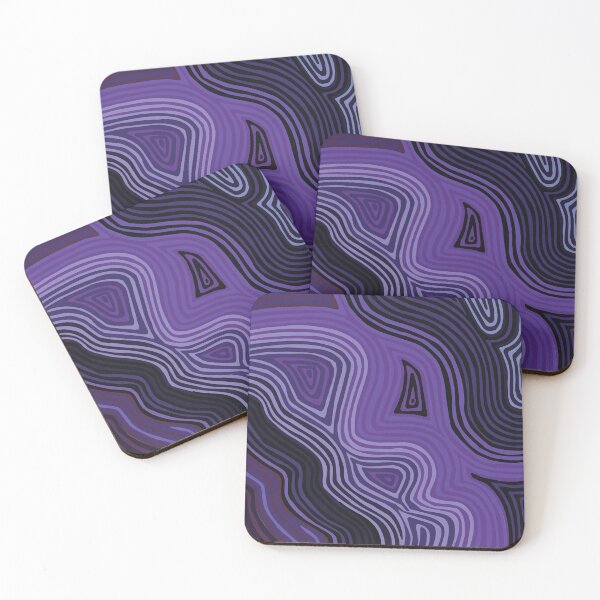 Item preview, Purple Swirls and Waves designed and sold by AbstractArielle.