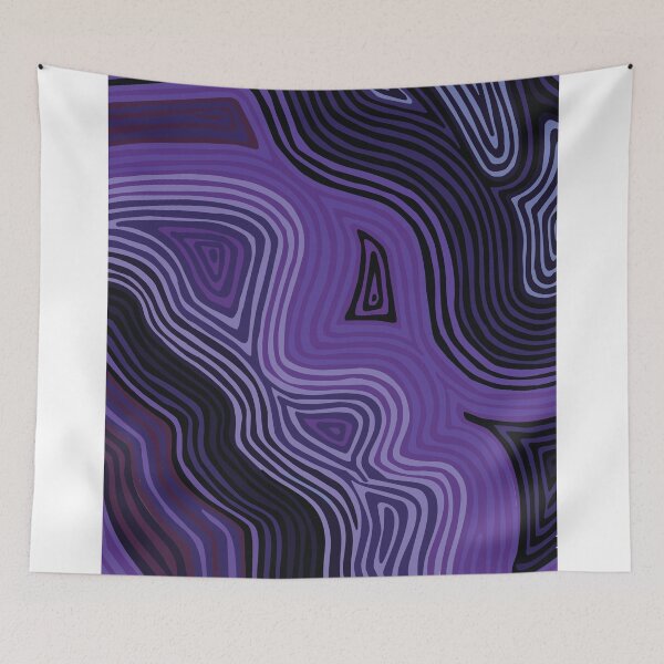 Item preview, Purple Swirls and Waves designed and sold by AbstractArielle.