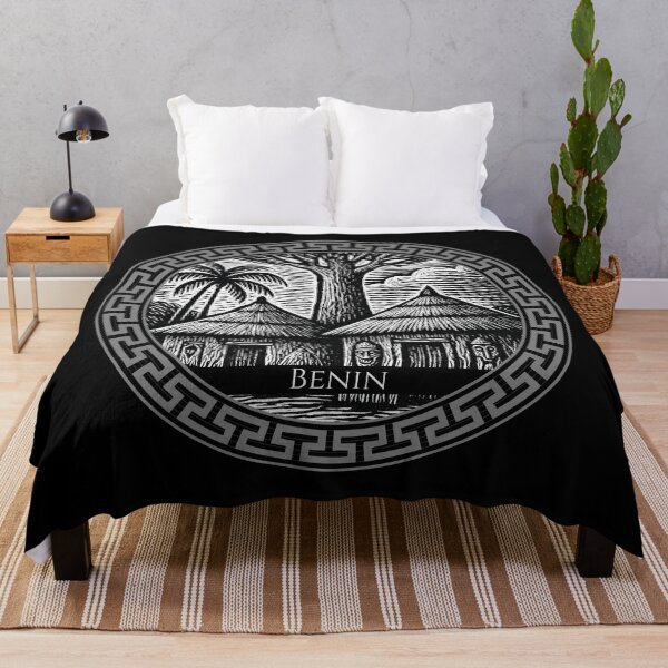 Item preview, Benin Vintage Woodcut Art designed and sold by Thistle-TShop.