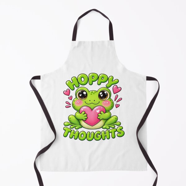 Item preview, Hoppy Thoughts – Cute Kawaii Frog designed and sold by StickyDelights.