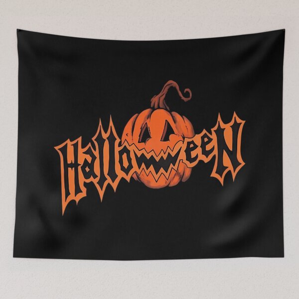 Item preview, Spooky Pumpkin Face Halloween Graffiti designed and sold by DarkOriginArts.