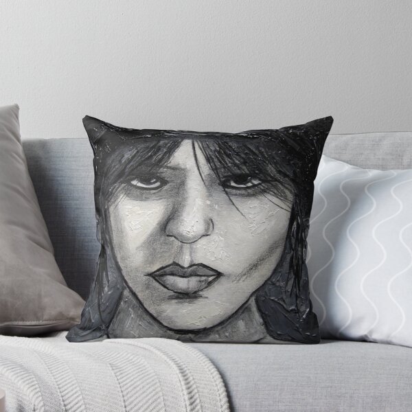 Item preview, Gothic Muse - Black and White Portrait Drawing designed and sold by MAISON SYLVIE.
