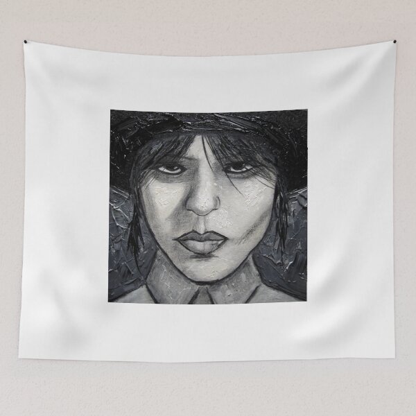 Item preview, Gothic Muse - Black and White Portrait Drawing designed and sold by MAISON SYLVIE.