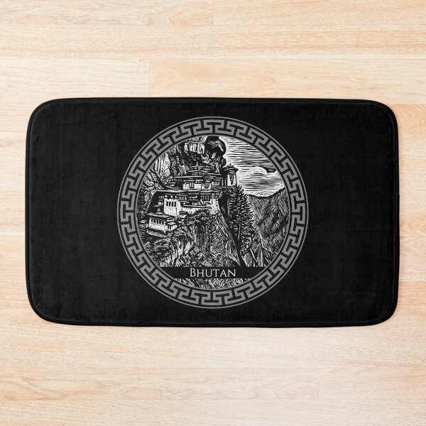 Item preview, Bhutan Vintage Woodcut Art designed and sold by Thistle-TShop.