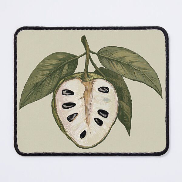 Item preview, Cherimoya Custard Apple Botanical Fruit Art | Tropical Nature Illustration designed and sold by AgnieshkaSiwek.