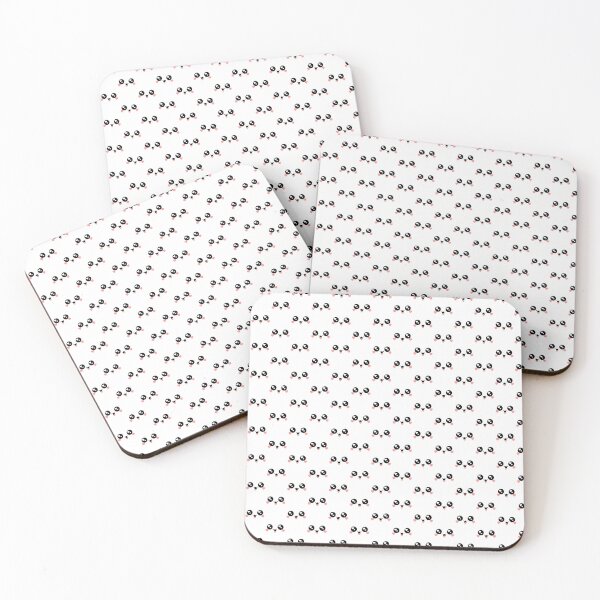 Item preview, Cute kawaii blushing owo joyful heart eyes face pattern designed and sold by BlushyPrint.