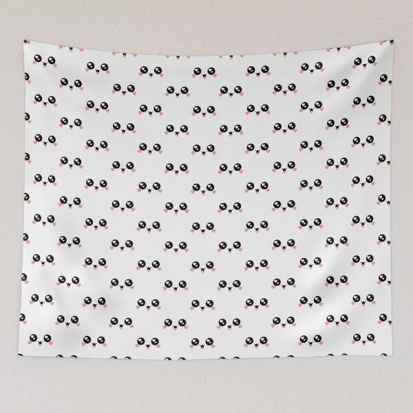 Item preview, Cute kawaii blushing owo joyful heart eyes face pattern designed and sold by BlushyPrint.
