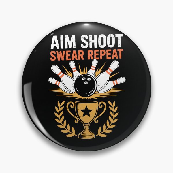 Item preview, AIM SHOOT SWEAR REPEAT designed and sold by jkrphoto.