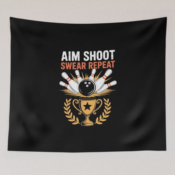 Item preview, AIM SHOOT SWEAR REPEAT designed and sold by jkrphoto.