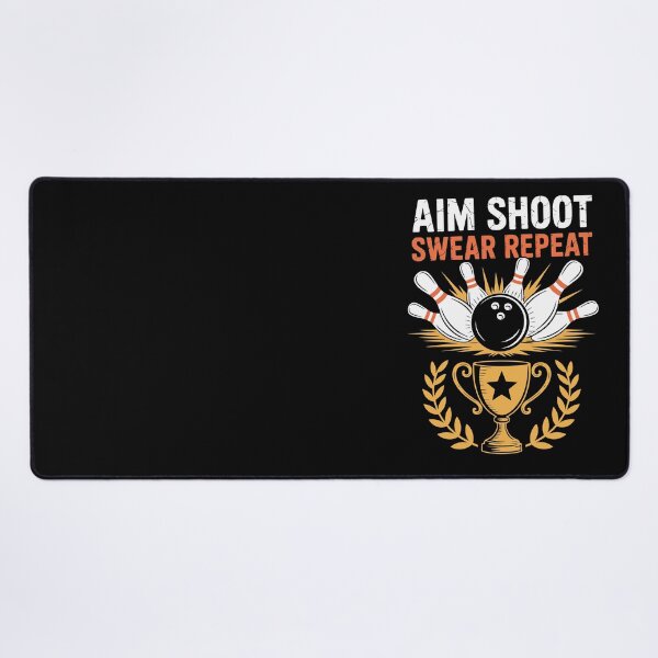 Item preview, AIM SHOOT SWEAR REPEAT designed and sold by jkrphoto.