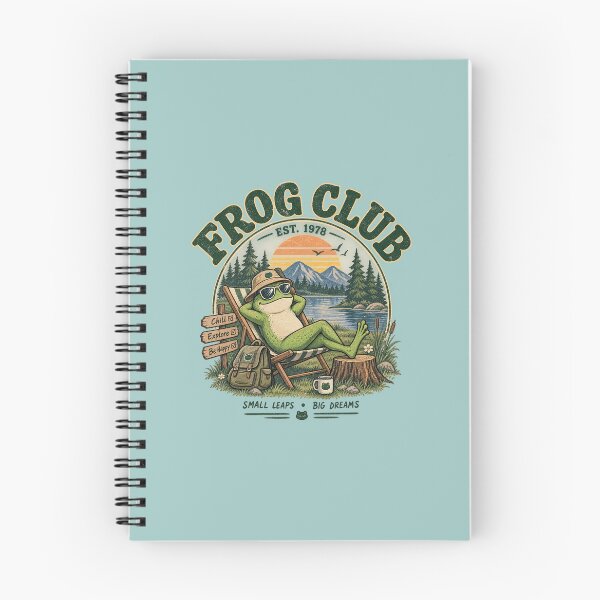 Item preview, Retro Frog Club Est 1978 Vintage Camping Frog Design designed and sold by DESPOT07.
