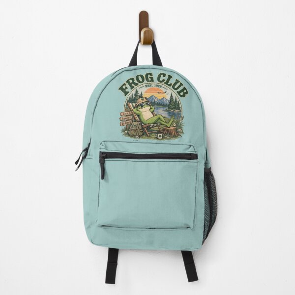 Item preview, Retro Frog Club Est 1978 Vintage Camping Frog Design designed and sold by DESPOT07.