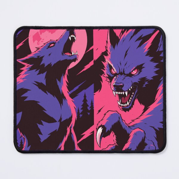 Item preview, Neon Werewolf Comic Book Art designed and sold by Hadrion.