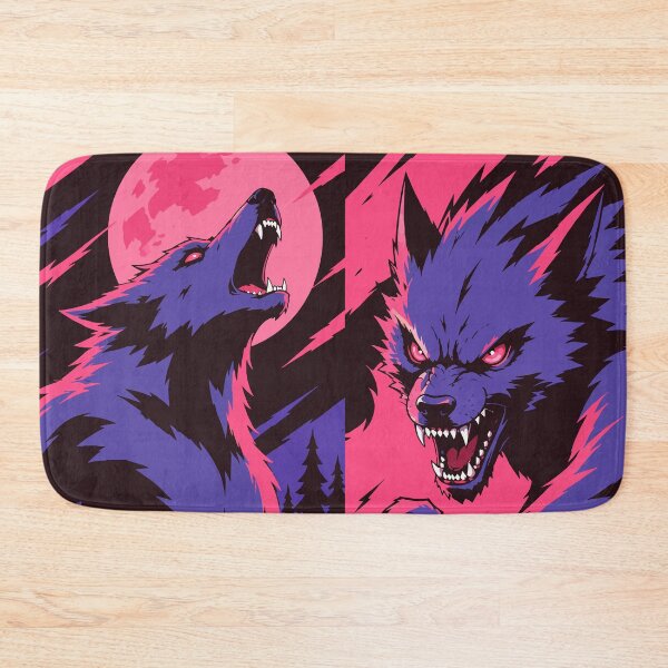 Item preview, Neon Werewolf Comic Book Art designed and sold by Hadrion.