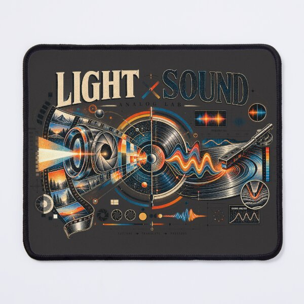 Item preview, Light × Sound – Analog Laboratory Vinyl & Film designed and sold by Golden Era Studio.
