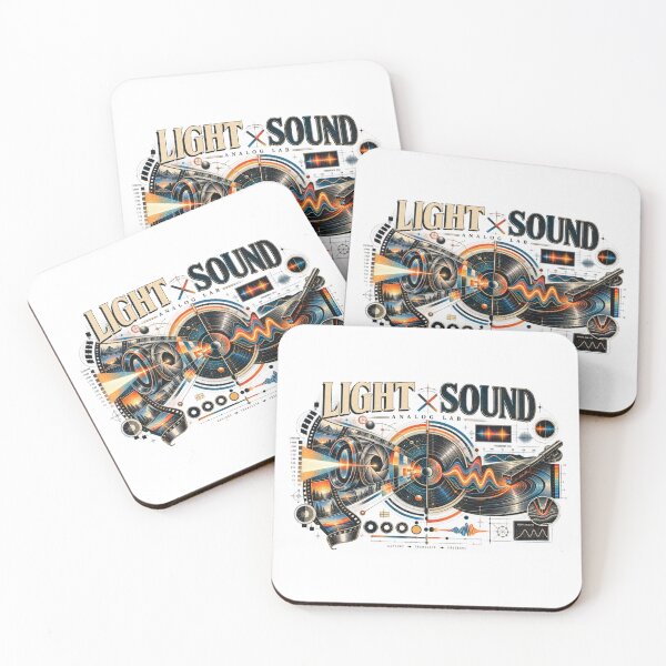 Item preview, Light × Sound – Analog Laboratory Vinyl & Film designed and sold by Golden Era Studio.