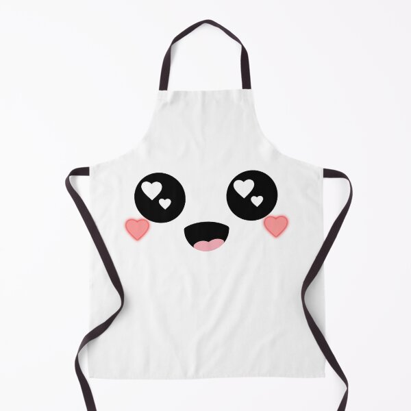 Item preview, Cute kawaii blushing heart eyes smiling face designed and sold by BlushyPrint.