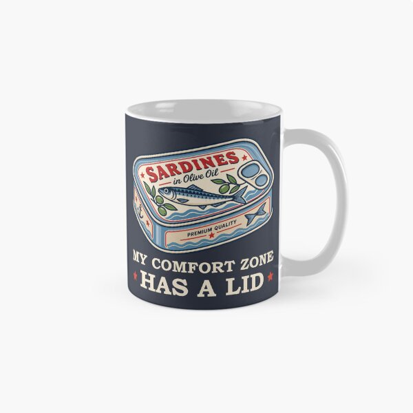 Item preview, Funny Sardine Can Pun for Introverts – My Comfort Zone Has a Lid  designed and sold by Skryp-art.