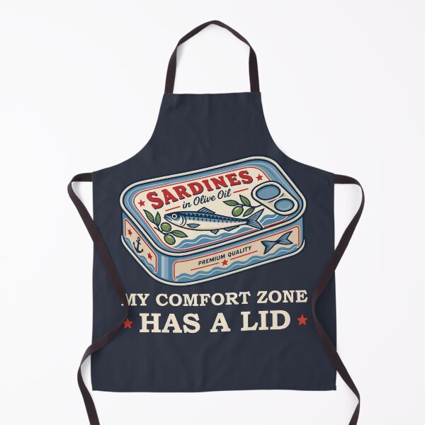 Item preview, Funny Sardine Can Pun for Introverts – My Comfort Zone Has a Lid  designed and sold by Skryp-art.