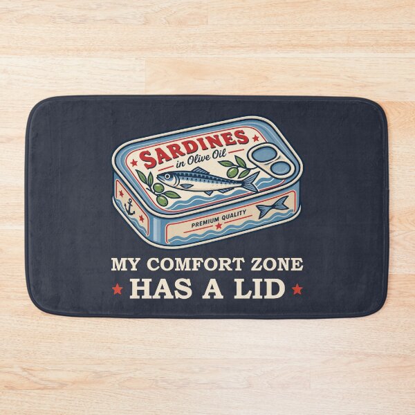 Item preview, Funny Sardine Can Pun for Introverts – My Comfort Zone Has a Lid designed and sold by Skryp-art.