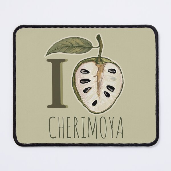 Item preview, I Love Cherimoya | Custard Apple Tropical Fruit Botanical Illustration designed and sold by AgnieshkaSiwek.