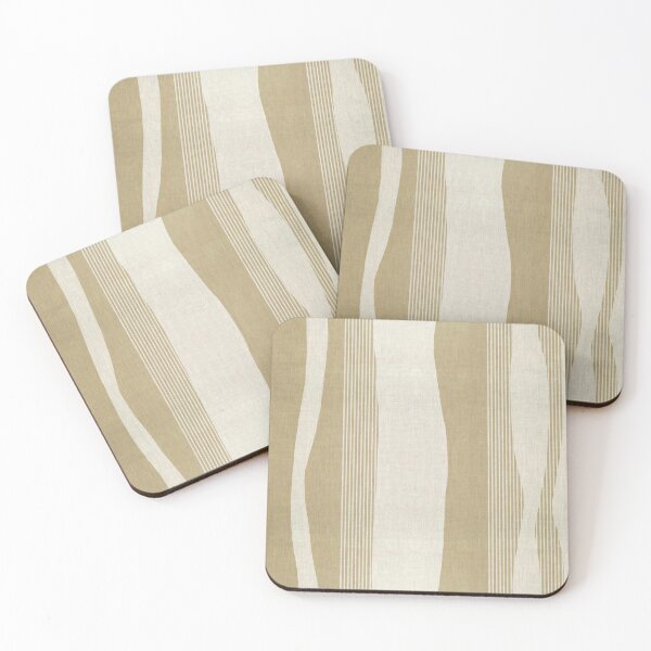 Item preview, Warm Neutral Organic Vertical Stripes Minimalist Aesthetic Pattern designed and sold by Fiorart Studio .