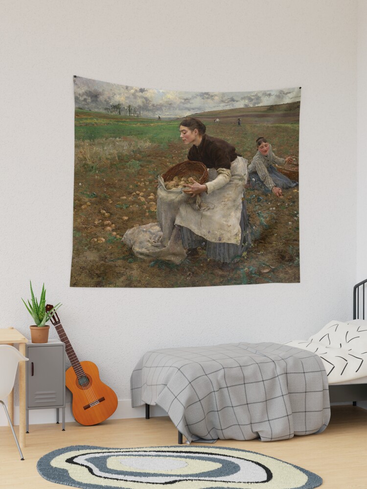 October - Jules Bastien-Lepage Tapestry for Sale by themasters
