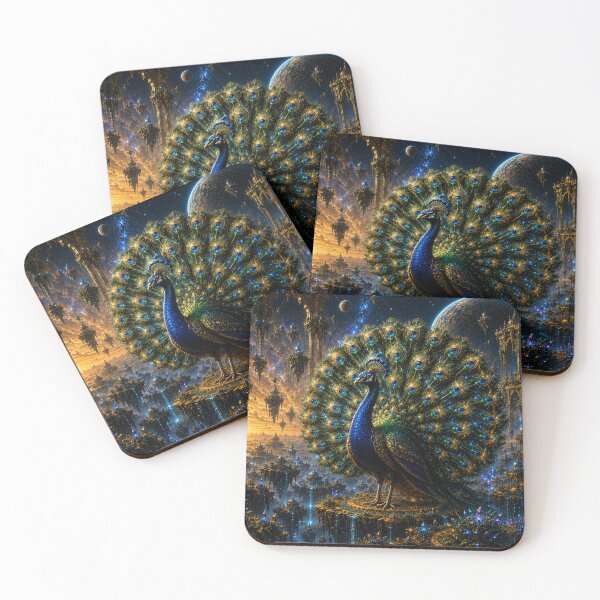 Item preview, Cosmic Peacock — Guardian of the Realm of the Stars designed and sold by ZYVARENNE.