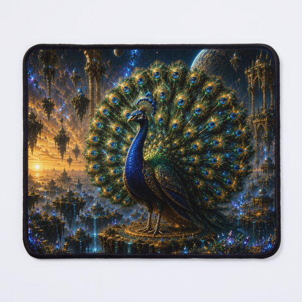 Item preview, Cosmic Peacock — Guardian of the Realm of the Stars designed and sold by ZYVARENNE.