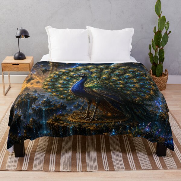 Item preview, Cosmic Peacock — Guardian of the Realm of the Stars designed and sold by ZYVARENNE.