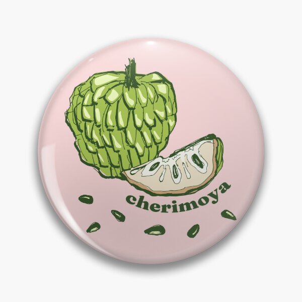 Item preview, Cherimoya Fruit Illustration – Exotic Tropical Fruit Art designed and sold by AgnieshkaSiwek.