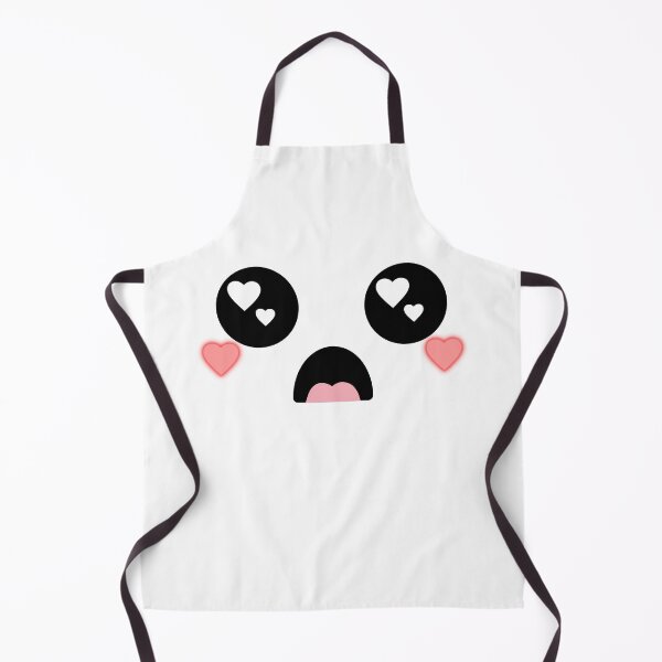 Item preview, Cute kawaii blushing surprised heart eyes face designed and sold by BlushyPrint.