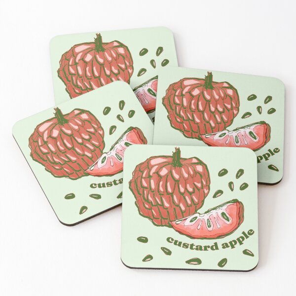 Item preview, Custard Apple Fruit - Annona Reticulata Exotic Illustration designed and sold by AgnieshkaSiwek.
