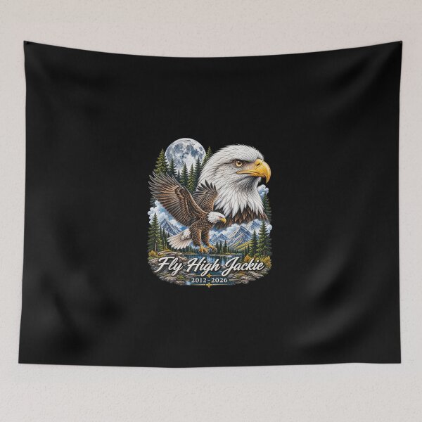 Item preview, Fly High Jackie, Jackie and Shadow Bald Eagle for Men Women designed and sold by MatherFisher.