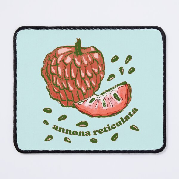 Item preview, Annona Reticulata Custard Apple Fruit Illustration designed and sold by AgnieshkaSiwek.