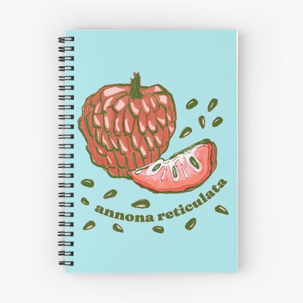 Item preview, Annona Reticulata Custard Apple Fruit Illustration designed and sold by AgnieshkaSiwek.