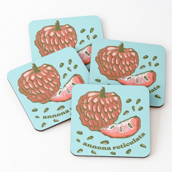 Item preview, Annona Reticulata Custard Apple Fruit Illustration designed and sold by AgnieshkaSiwek.