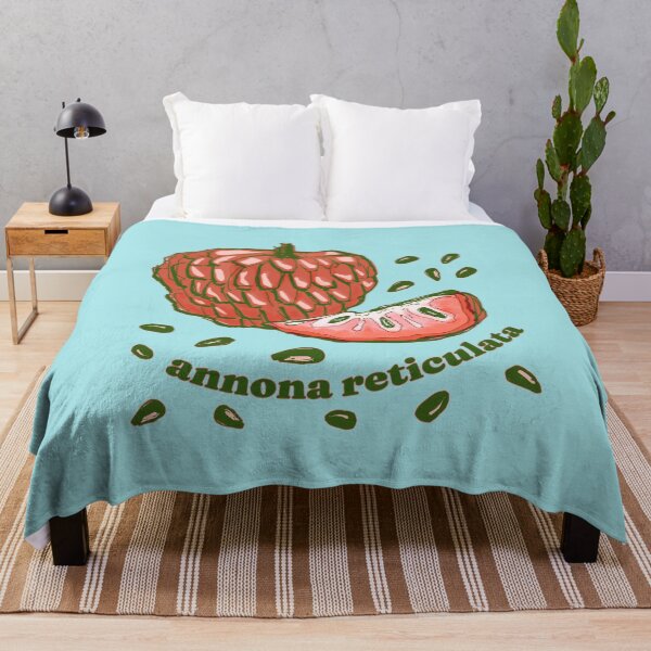 Item preview, Annona Reticulata Custard Apple Fruit Illustration designed and sold by AgnieshkaSiwek.