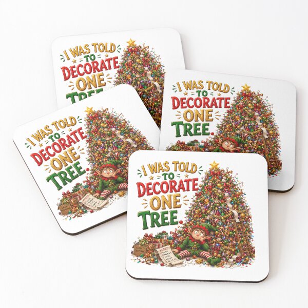 Item preview, I Was Told to Decorate One Tree | Funny Christmas Elf designed and sold by MotylekAnia.
