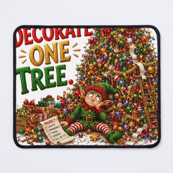 Item preview, I Was Told to Decorate One Tree | Funny Christmas Elf designed and sold by MotylekAnia.
