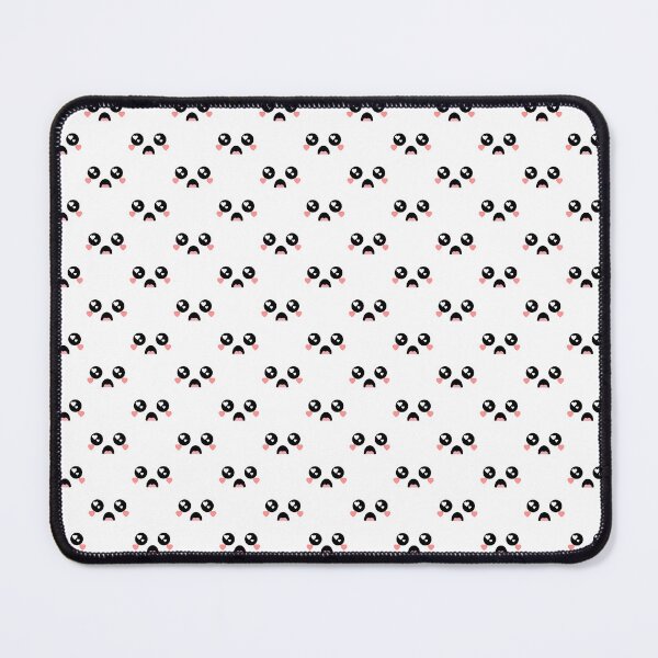 Item preview, Cute kawaii blushing surprised heart eyes face pattern designed and sold by BlushyPrint.