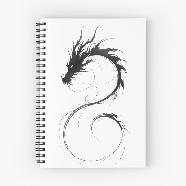 Item preview, Endless Dragon — Monochrome Minimalism designed and sold by ErgTime.