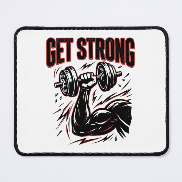 Item preview, Get Strong Flexing Arm Gym Fitness designed and sold by StickVerse by Owais.