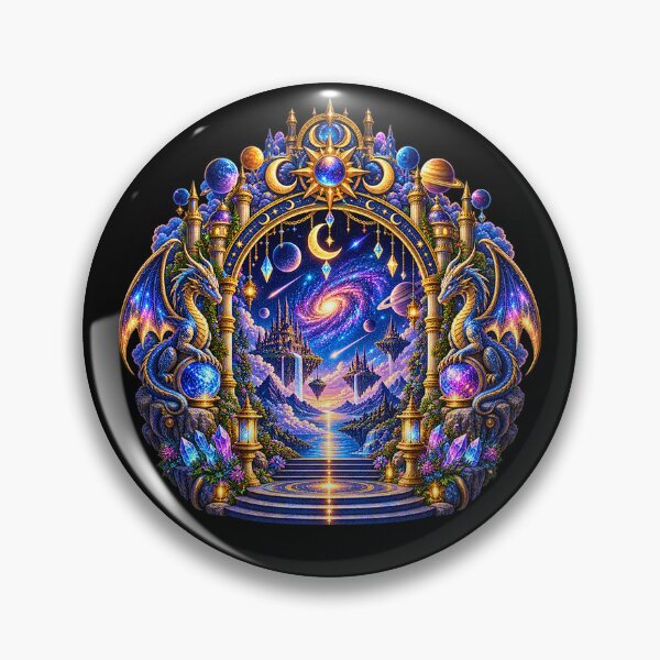 Item preview, Celestial Galaxy Portal – Dragon Guardians of the Cosmos designed and sold by TroviTutto.