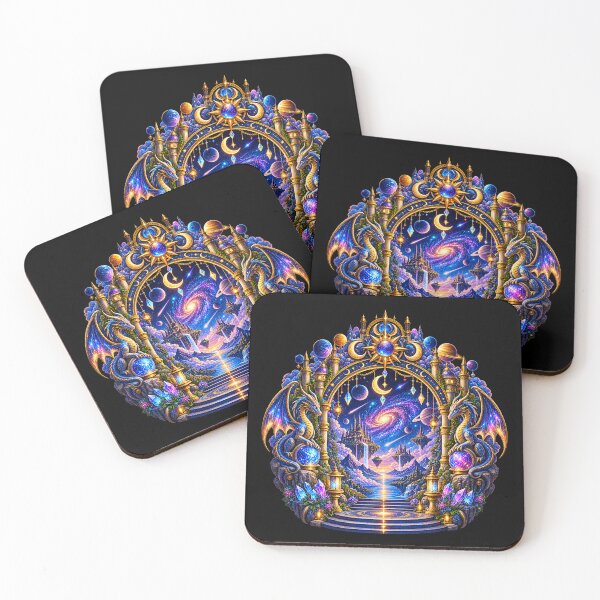 Item preview, Celestial Galaxy Portal – Dragon Guardians of the Cosmos designed and sold by TroviTutto.
