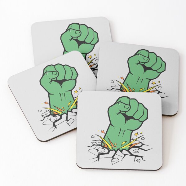 Item preview, Green Hero Smashing Fist designed and sold by KeremYurtseven.