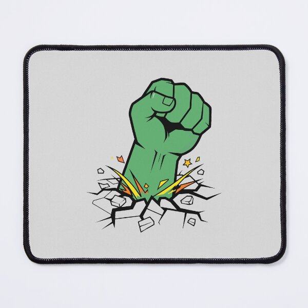 Item preview, Green Hero Smashing Fist designed and sold by KeremYurtseven.