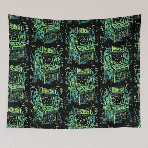 Item preview, MOSAIC-ADE Arcade ASCII Retro Gaming designed and sold by d247.