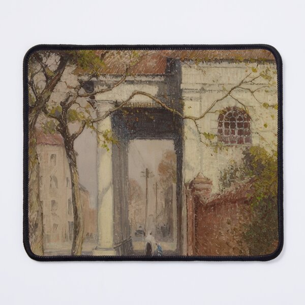 Item preview, Alfred Heber Hutty - In a Southern City - cityscape By Alfred Heber Hutty - Poster designed and sold by LILLIANSTRANGEy.